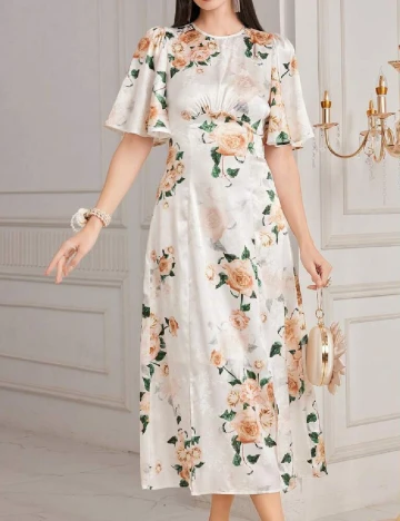 Rochie medie SHEIN, alb