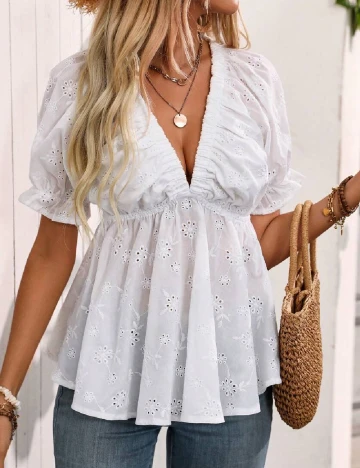 Bluza SHEIN, alb