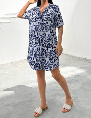 Rochie scurta SHEIN, albastru