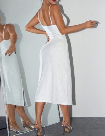 Rochie medie SHEIN, alb