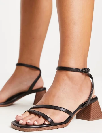 Sandale ASOS, negru Negru