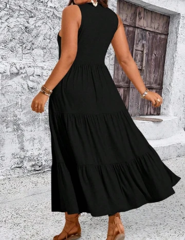 Rochie lunga SHEIN CURVE, negru