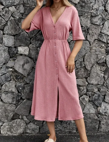 Rochie medie SHEIN, roz