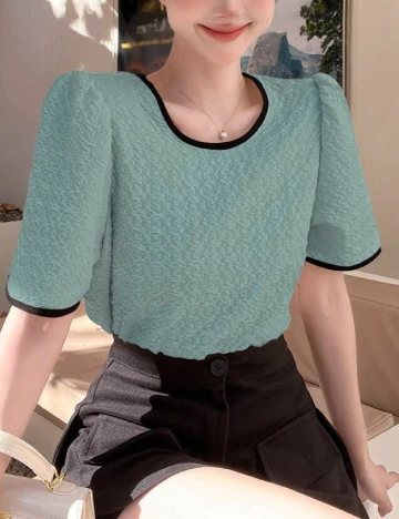 Bluza Dazy, turcoaz