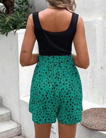 Salopeta SHEIN, verde/negru