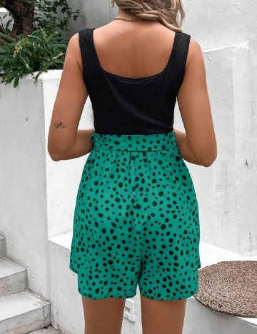 Salopeta SHEIN, verde/negru