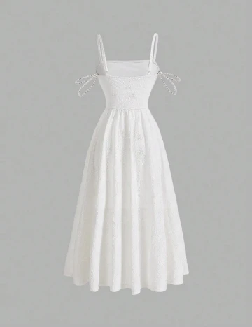 Rochie medie SHEIN, alb