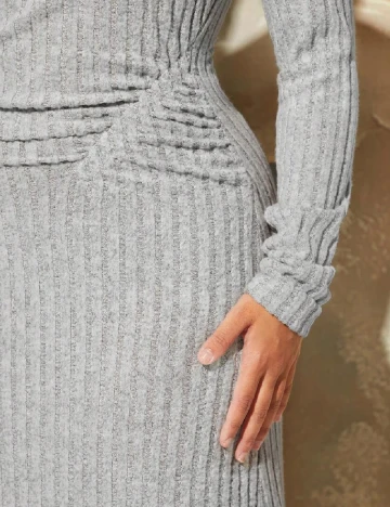 Rochie lunga SHEIN, gri