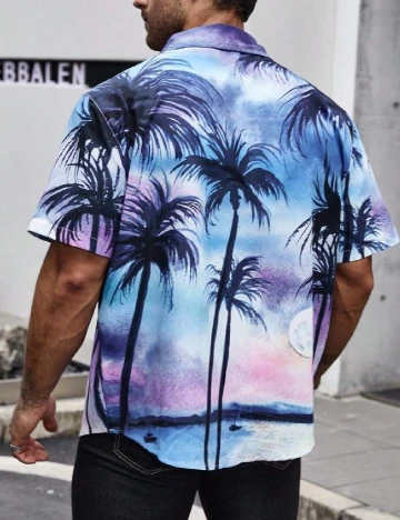 Camasa SHEIN Plus Size Men, mix culori