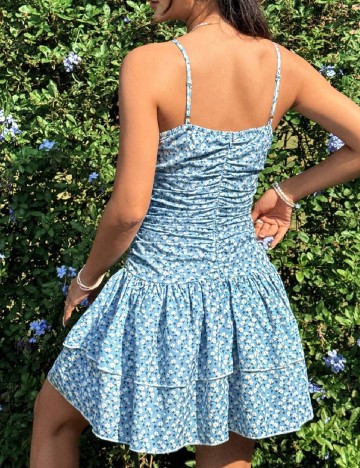 Rochie scurta SHEIN, albastru