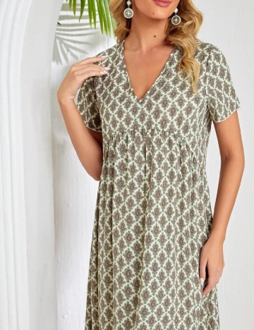 Rochie lunga Emery Rose, verde