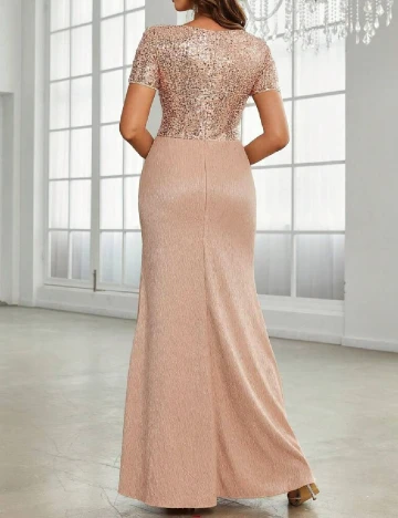 Rochie lunga SHEIN, crem