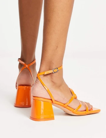 Sandale Public Desire, portocaliu