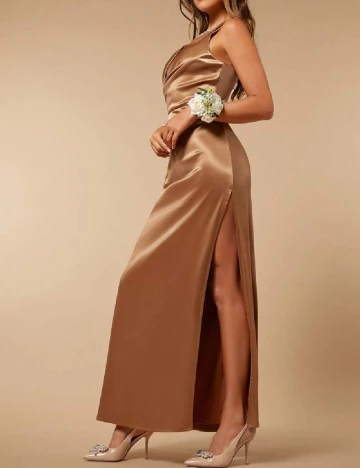 Rochie lunga SHEIN, maro
