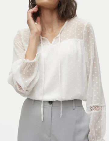 Bluza Vero Moda, alb