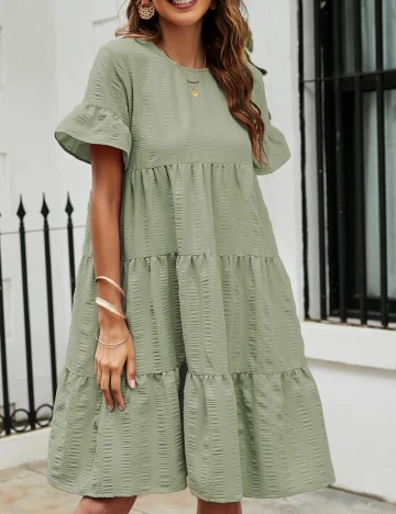Rochie scurta SHEIN, verde