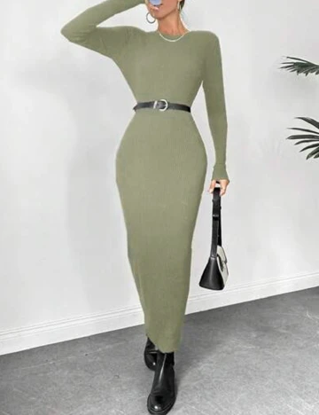 Rochie lunga SHEIN, verde