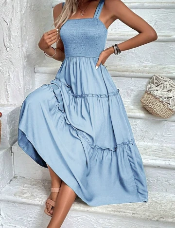 Rochie medie SHEIN, albastru