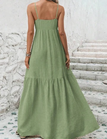Rochie lunga SHEIN, verde