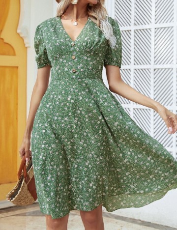 
						Rochie scurta SHEIN, verde