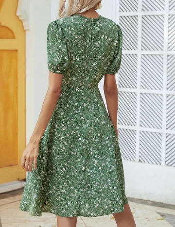 Rochie scurta SHEIN, verde