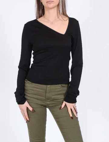 Bluza Pieces, negru