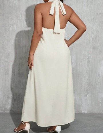 Rochie lunga SHEIN CURVE, alb