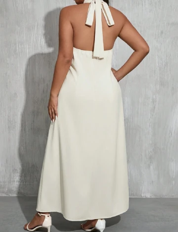 Rochie lunga SHEIN CURVE, alb