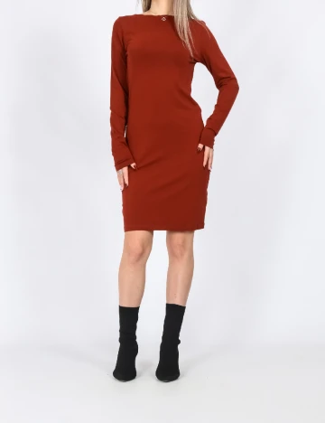 Rochie scurta Vero Moda, maro