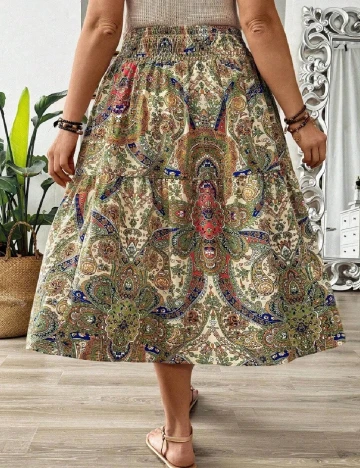 Fusta SHEIN CURVE, mix culori