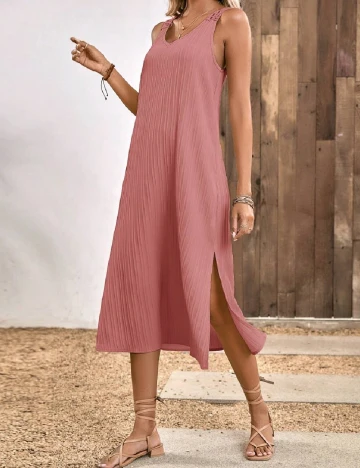 Rochie medie SHEIN, roz