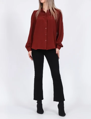 Camasa Vero Moda, caramiziu