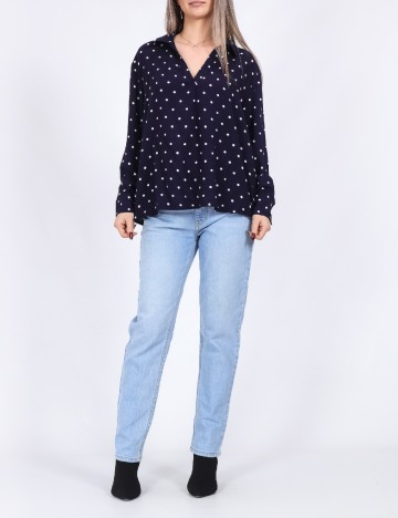 Camasa Vero Moda, bleumarin