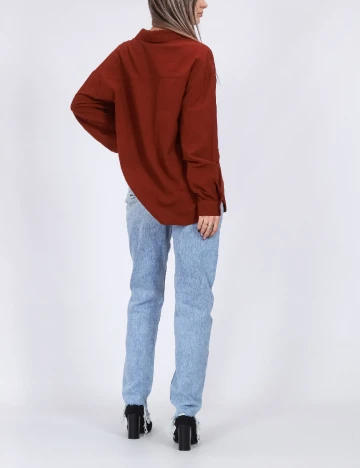Camasa Vero Moda, caramiziu