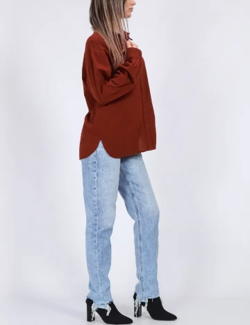 Camasa Vero Moda, caramiziu