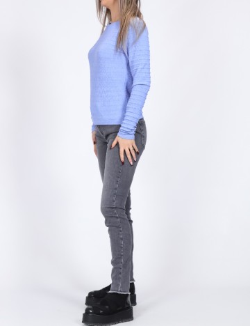 Bluza Pieces, albastru
