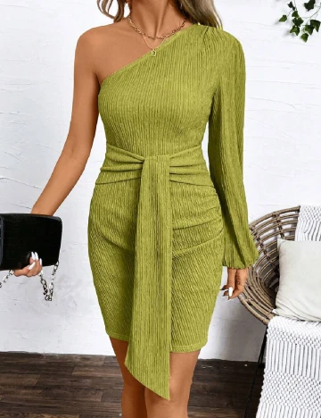 Rochie scurta SHEIN, verde