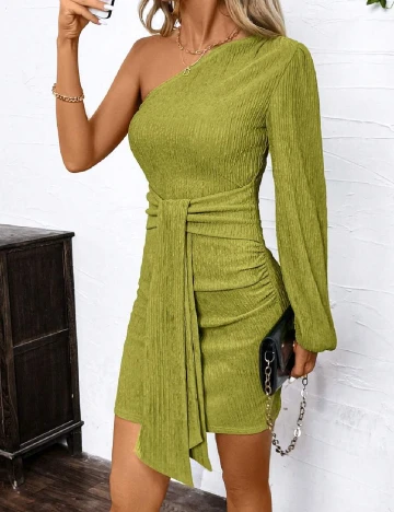 Rochie scurta SHEIN, verde
