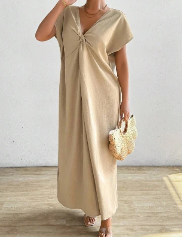 Rochie lunga SHEIN, crem