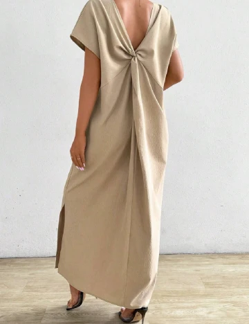 Rochie lunga SHEIN, crem