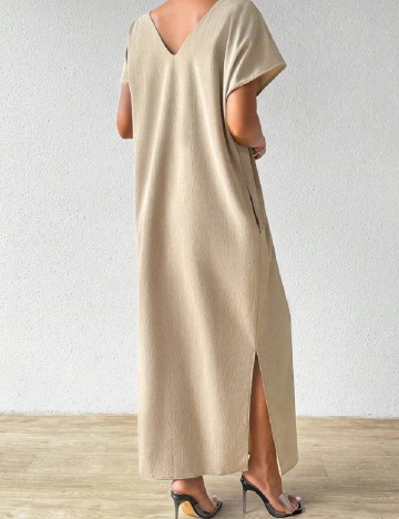 Rochie lunga SHEIN, crem