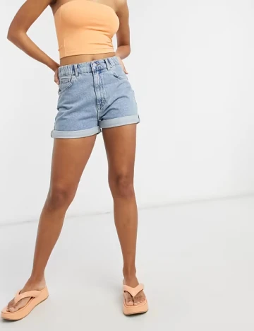 Pantaloni scurti Pull&Bear, albastru