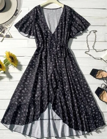Rochie medie SHEIN CURVE, negru