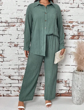 Compleu SHEIN CURVE, verde