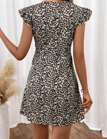 Rochie scurta SHEIN, animal print