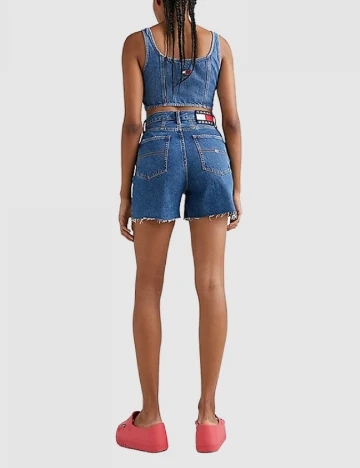 Pantaloni scurti Tommy Jeans, albastru Albastru