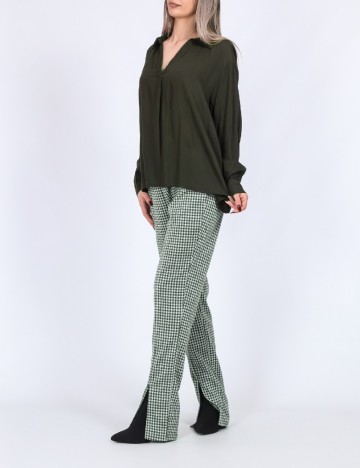 Bluza Vero Moda, verde inchis