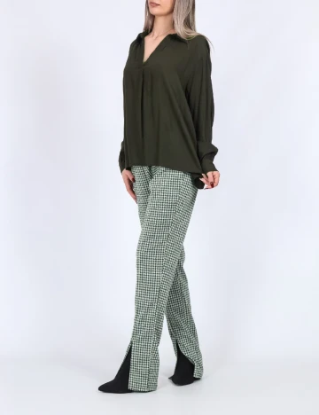 Bluza Vero Moda, verde inchis
