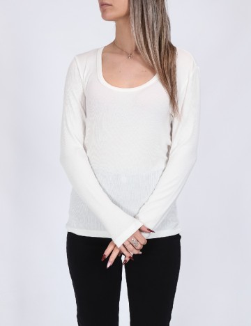 Bluza Vero Moda, ecru