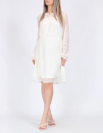 Rochie scurta Vero Moda, alb